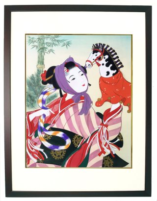 美人画,童女画,おひめさま絵,絵画,通販/喜翔おひめさまＳＨＯＰ