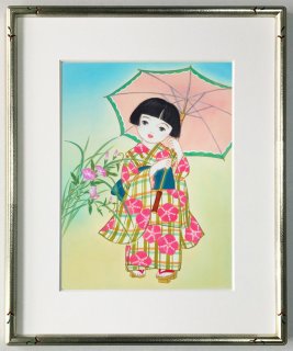 大正ロマン,昭和レトロ,少女画,絵画,通販は喜翔おひめさまＳＨＯＰ