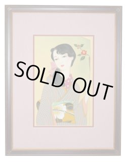 希少アンティーク大正浪漫レアレトロ本物１００年以上前蔵出し美人画ポスター当時物 81fuH4i68AL._UF1000,1000_QL80_.jpg