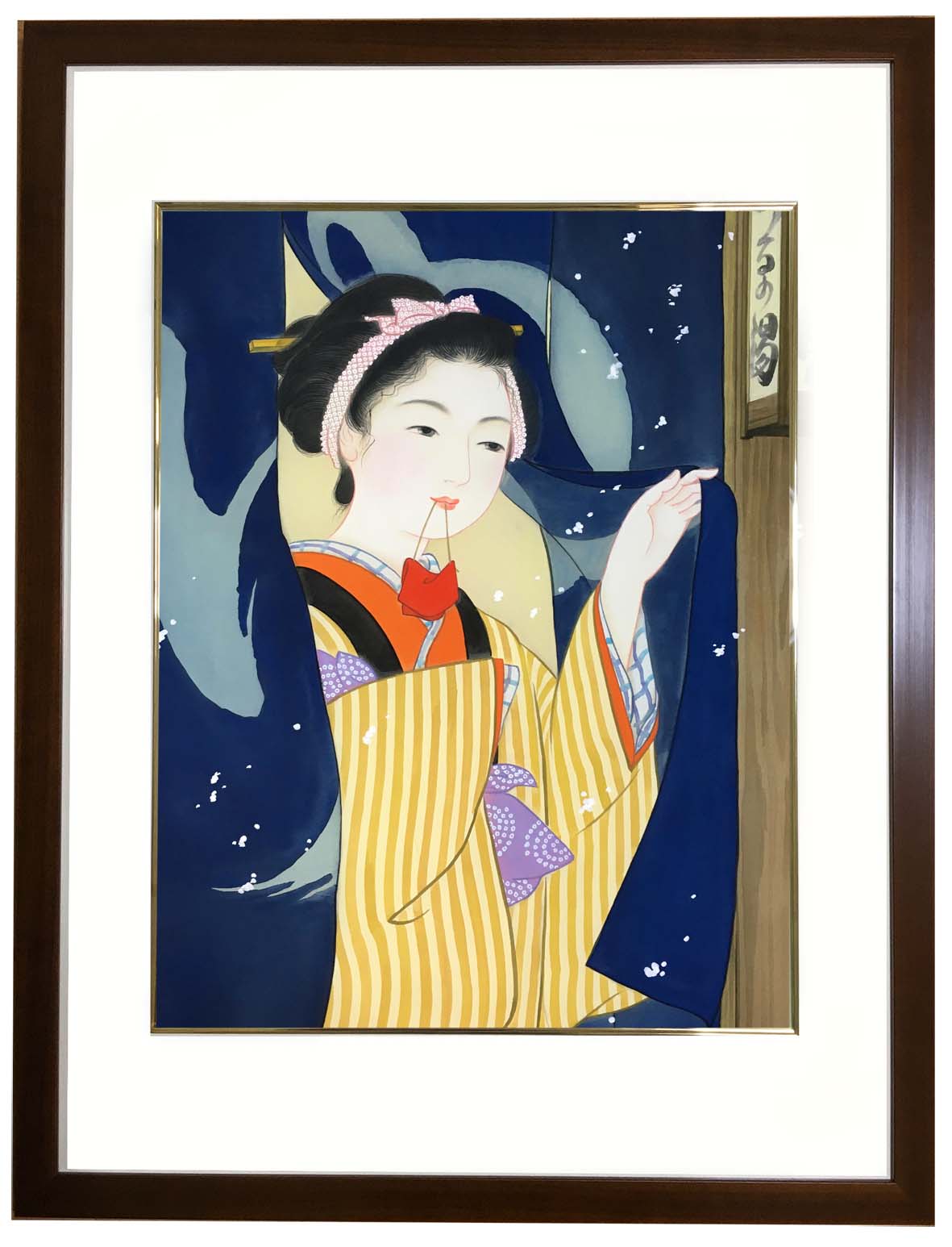 高精細デジタル版画 額装絵画 しあわせのブーケ 洋 美作 「可愛い ...