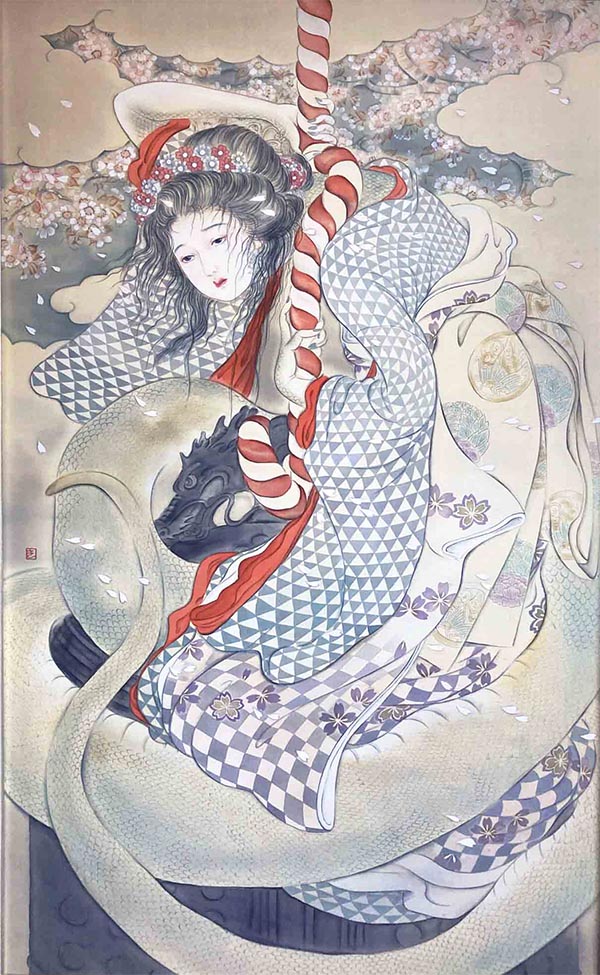 京鹿の子娘道成寺/花子