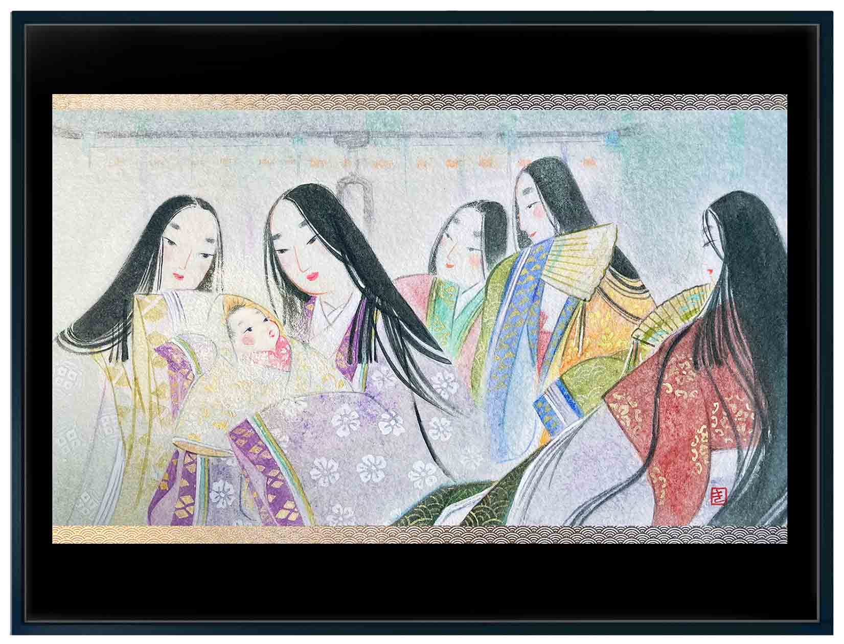 平安連作「かぐや姫」太子サイズ額入り